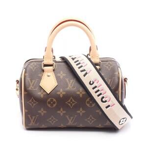 Louis Vuitton Speedy Bandouliere Monogram handbag canvas leather Brown